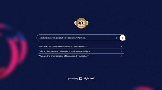 Luigi, by OriginalTrail for European Gymnastics (OriginTrail)