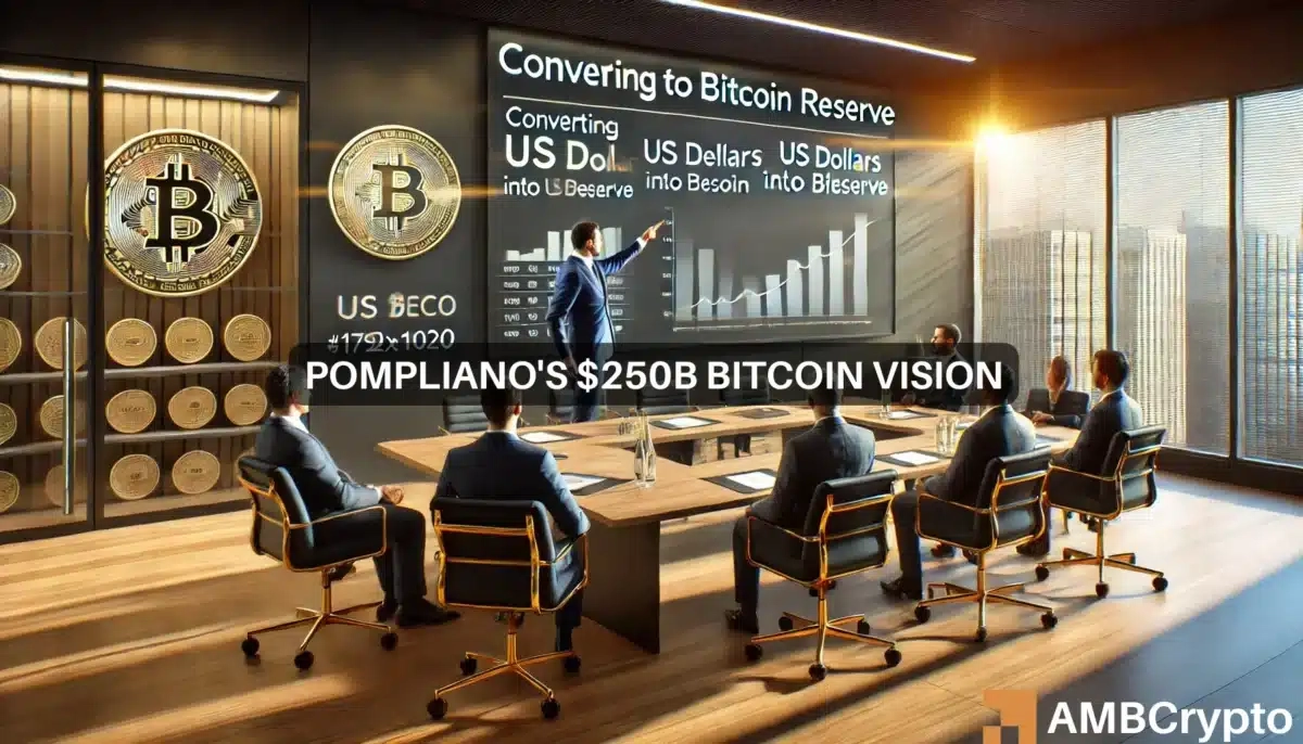 Anthony Pompliano pushes $250B Bitcoin reserve: Will BTC soar to $1M?