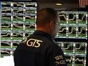 Traders work on the floor of the New York Stock Exchange in New York City.