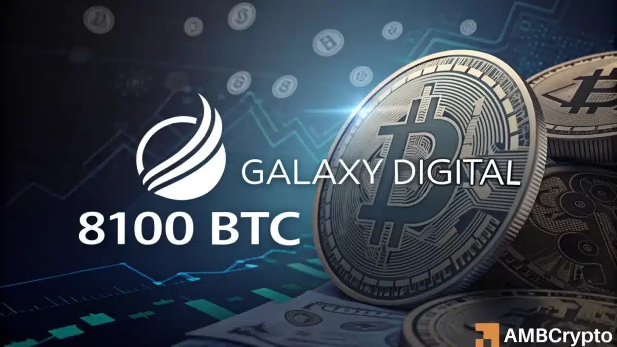 Galaxy Digital Holds 8,100 BTC