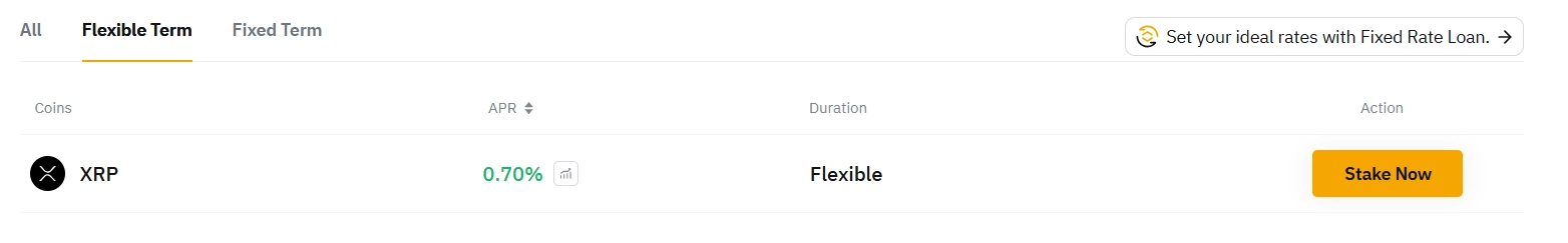 Bybit XRP Staking
