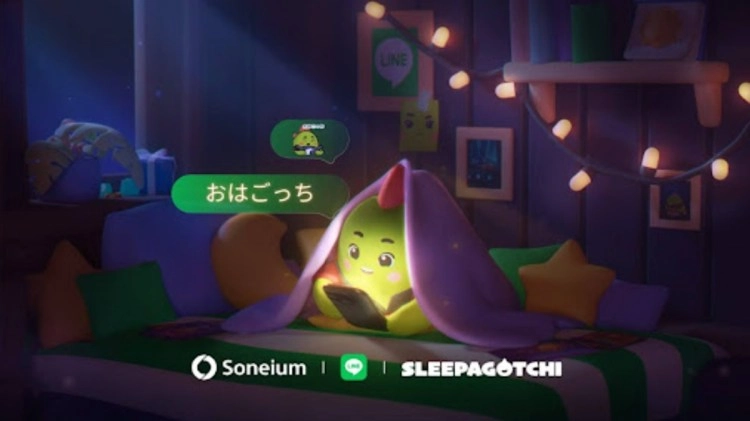 Sony's Soneium blockchain and Sleepagotchi have teamed up.
