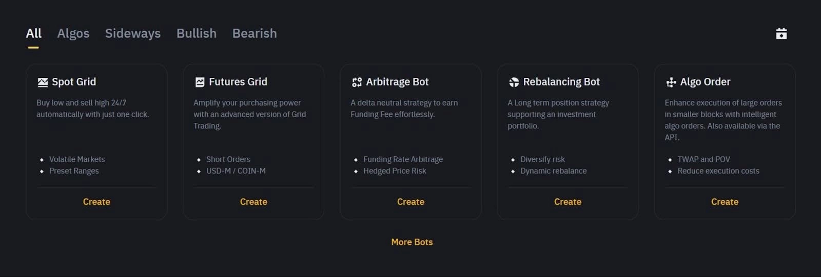 binance-trading-bots-features-vs-robinhood