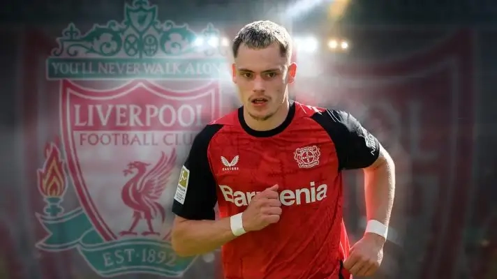 Florian Wirtz with a Liverpool background