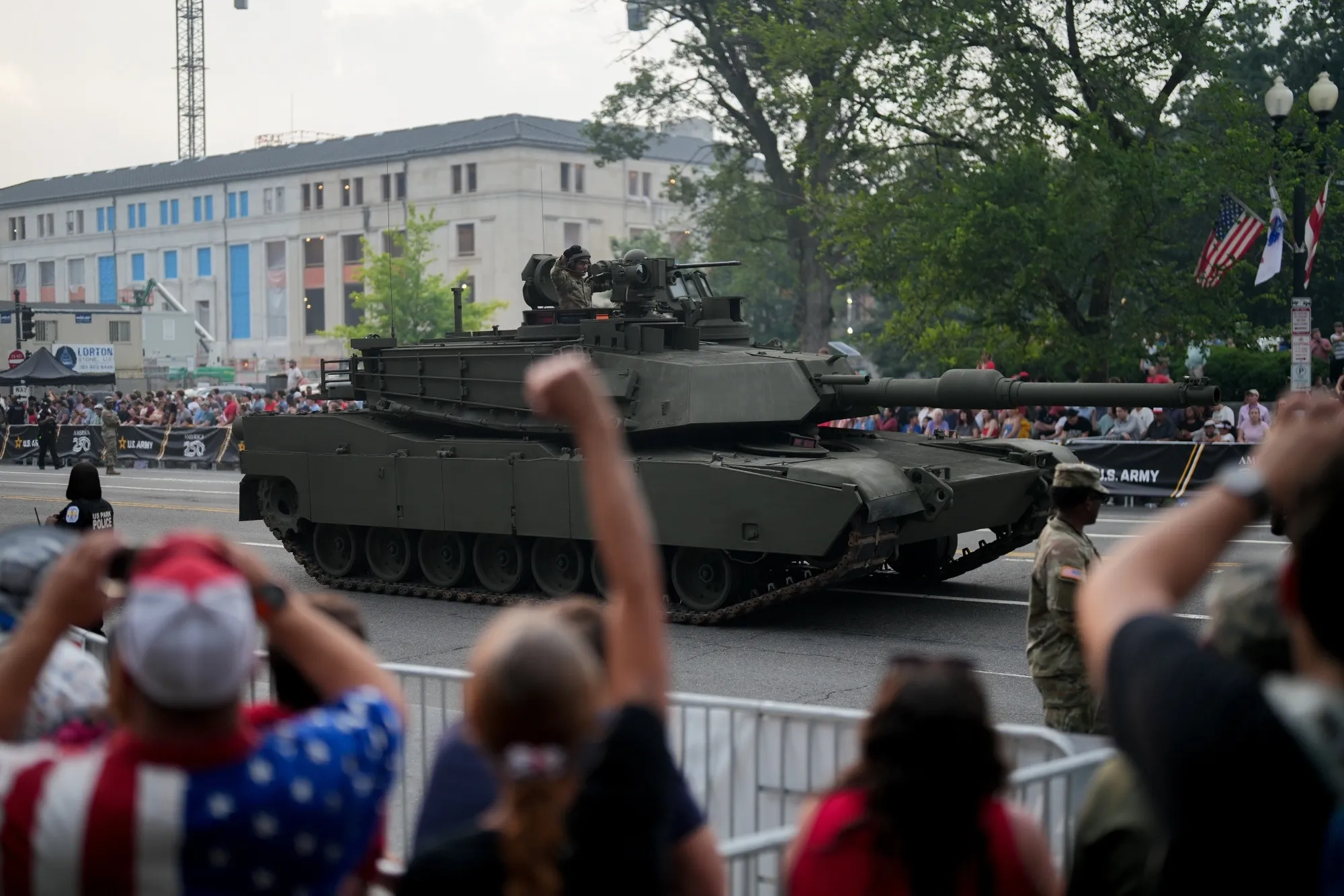 President Trump Celebrates Armys Birthday - And His Own - With A Parade