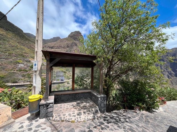 Bus Shelter next to Casa Abuela Tina