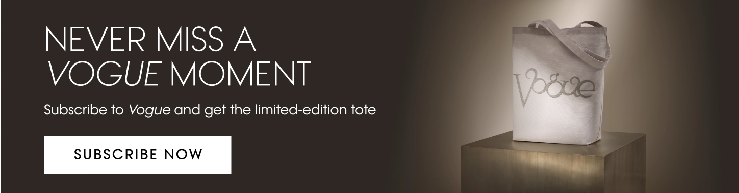 Never Miss a iVogue/i Moment br Subscribe to iVogue/i and get the limited-edition tote br CTA: SUBSCRIBE NOW