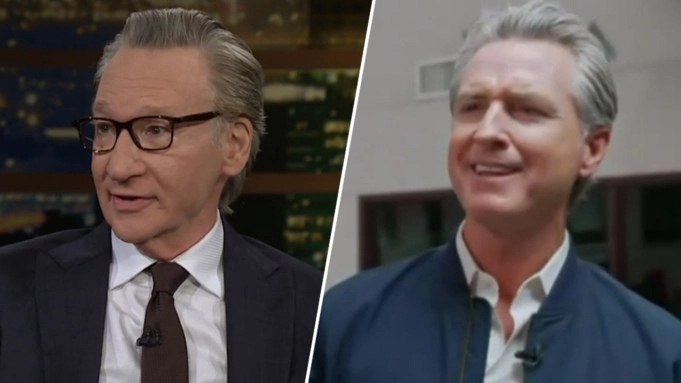 Bill Maher speaks on 'Real Time'; Gavin Newsom speaks to reporters.