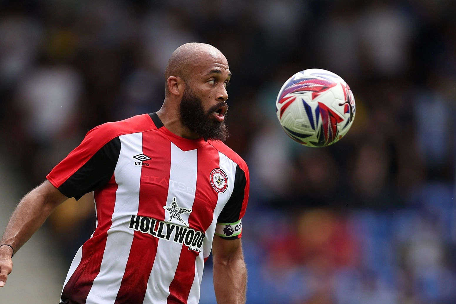 Bryan Mbuemo in action for Brentford