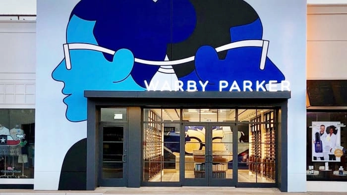 A Warby Parker store. Lead.