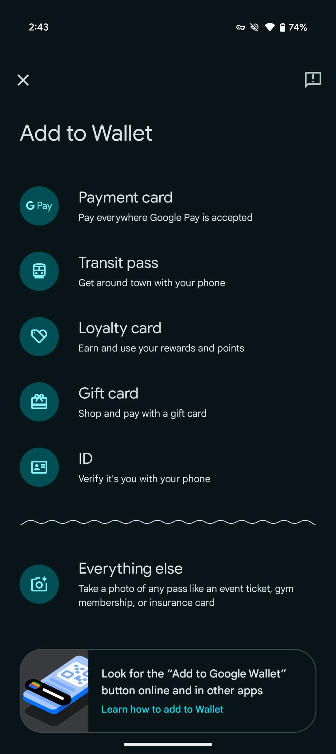 Google Wallet state IDs