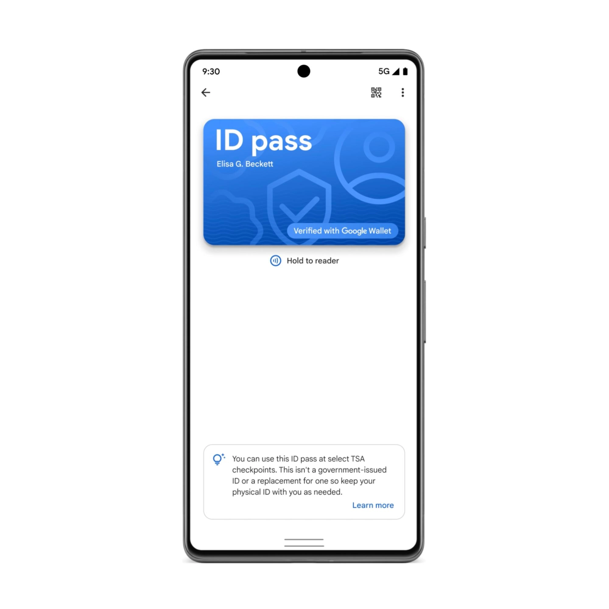 Google Wallet digital passport ID