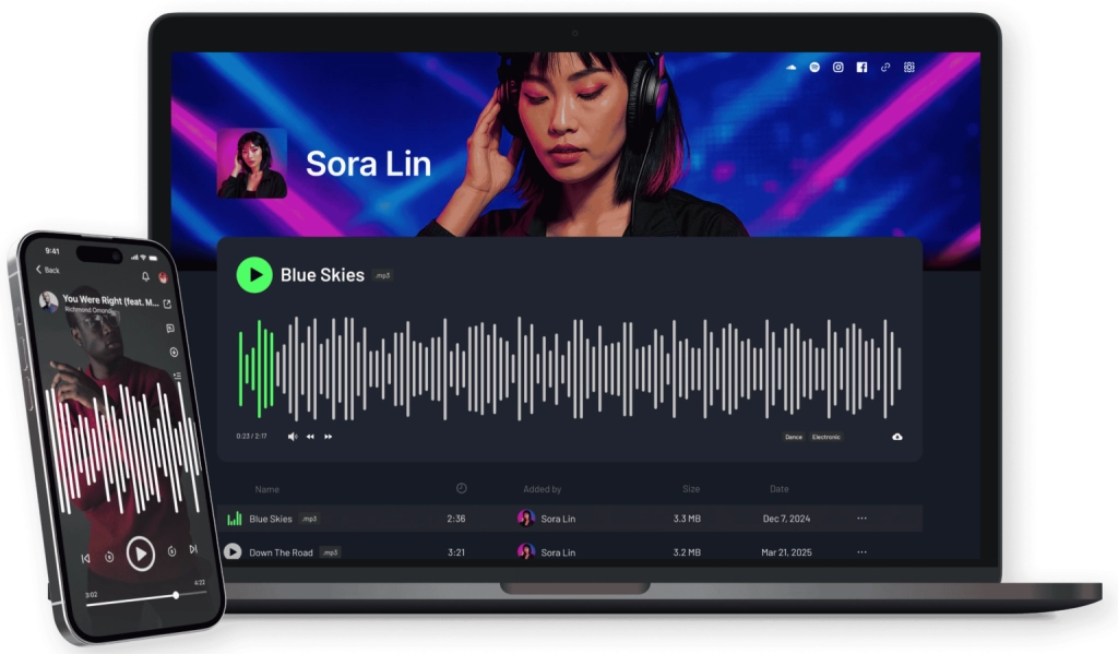 Boombox.io Interface