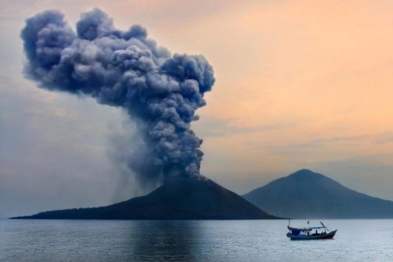Volcano Eruption Anak Krakatau