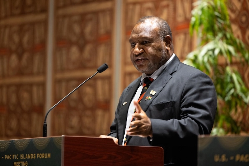 Papua New Guinean Prime Minister James Marape.