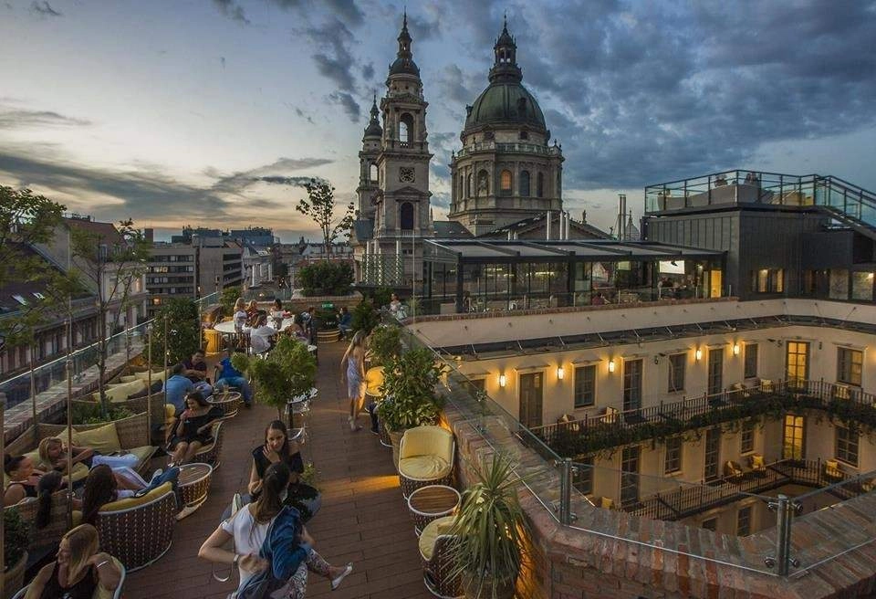 Budapest Aria Hotel sky champagne bar