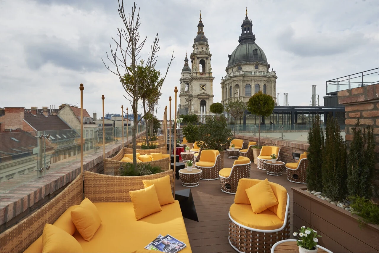 Budapest Aria Hotel sky champagne bar