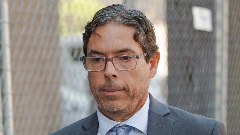 Dr. Mark Chavez, a physician from San Diego, who is charged in connection with Matthew Perry's fatal overdose. Pic: AP