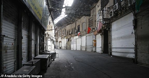 TEHRAN, IRAN - JUNE 17: Shops at the Grand Bazaar, is seen closed following the statement of U.S. President Donald Trump calling immediate evacuation of the city amid escalating tension between Iran and Israel, in Tehran, Iran on June 17, 2025. (Photo by Fatemeh Bahrami/Anadolu via Getty Images)