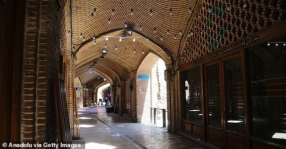 TEHRAN, IRAN - JUNE 17: Shops at the Grand Bazaar, is seen closed following the statement of U.S. President Donald Trump calling immediate evacuation of the city amid escalating tension between Iran and Israel, in Tehran, Iran on June 17, 2025. (Photo by Fatemeh Bahrami/Anadolu via Getty Images)