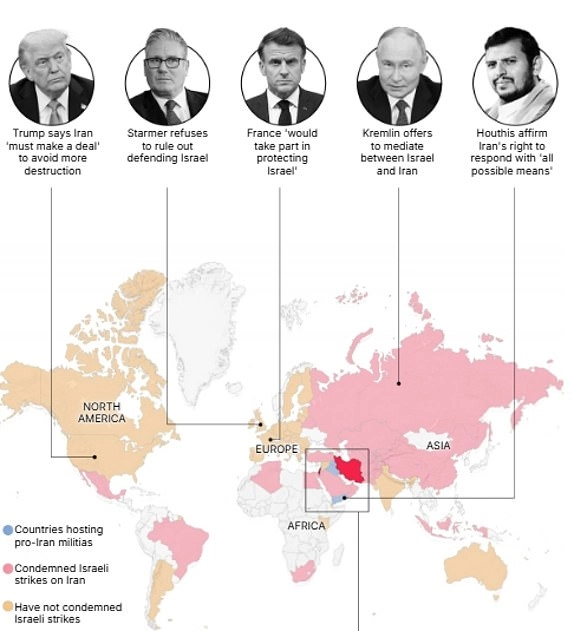 Iran Israel graphic