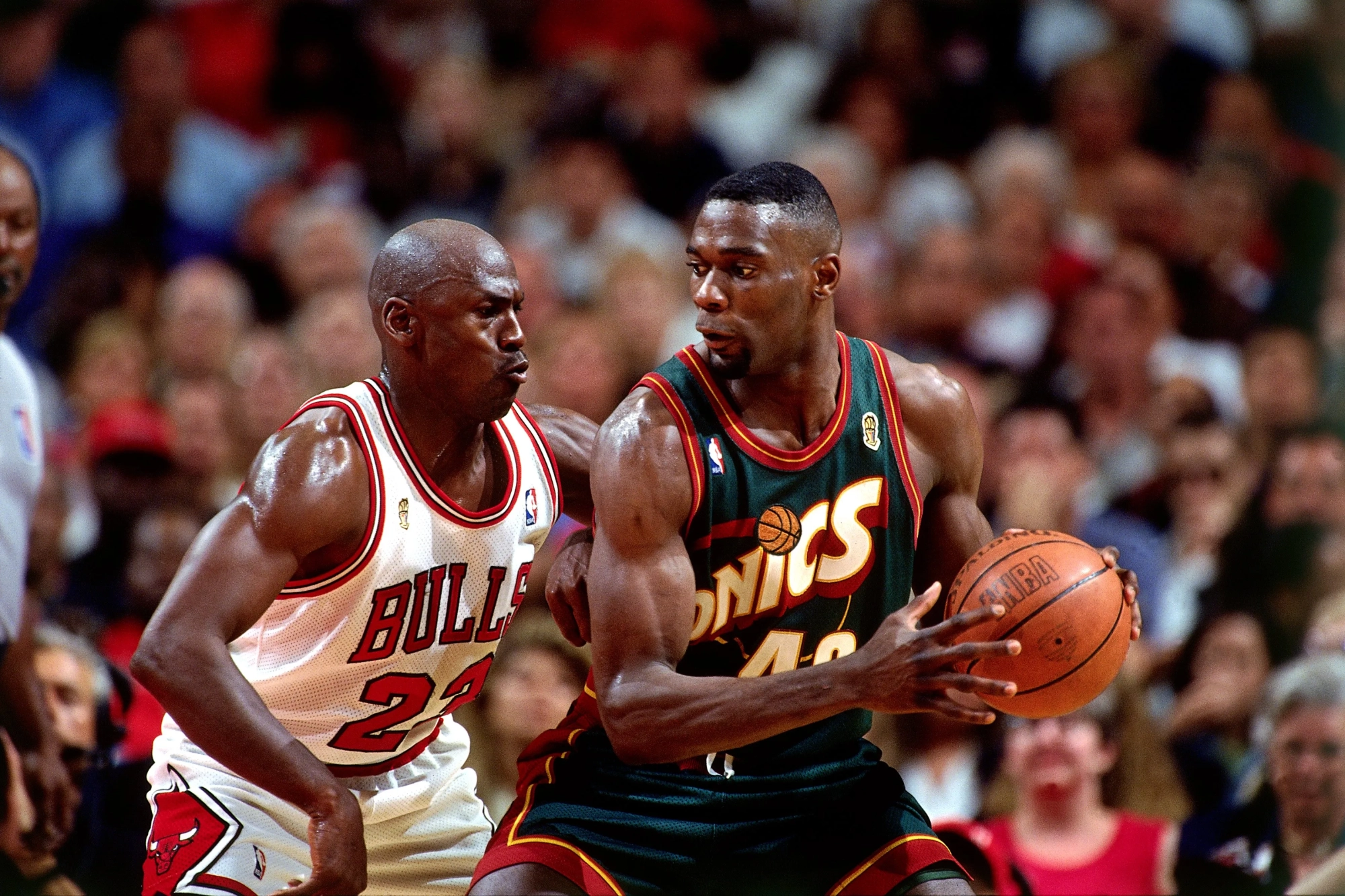 Kemp came up short against Jordan's Bulls in the 1996 finals