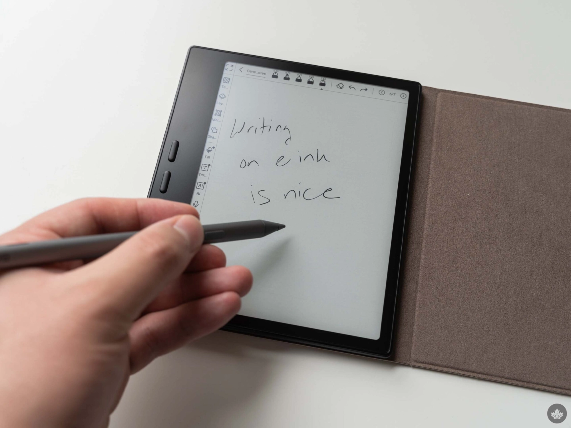 Writing on the Boox Go 7