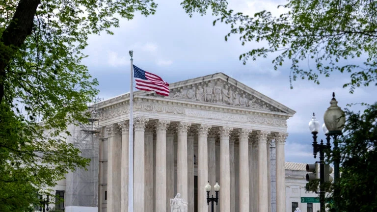 Supreme Court is seen on Capitol Hill.