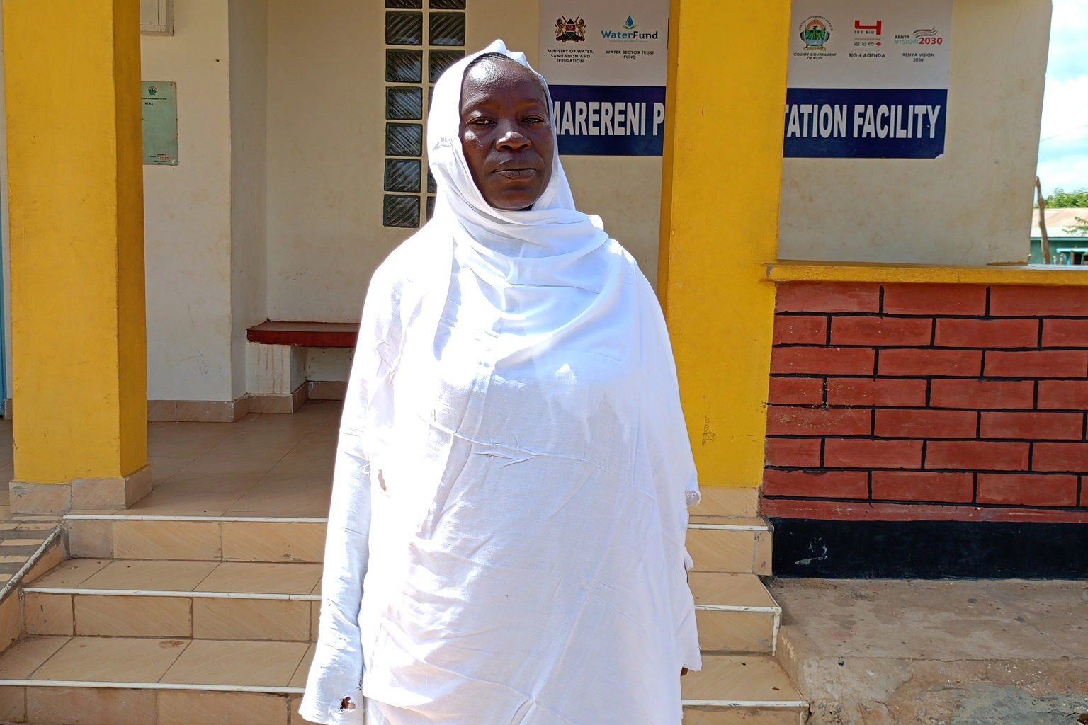 Zena Hamisi, an environmentalist and Marereni resident, is one of the community members employed to lead mangrove restoration efforts under the Seatrees marine biodiversity credits project.