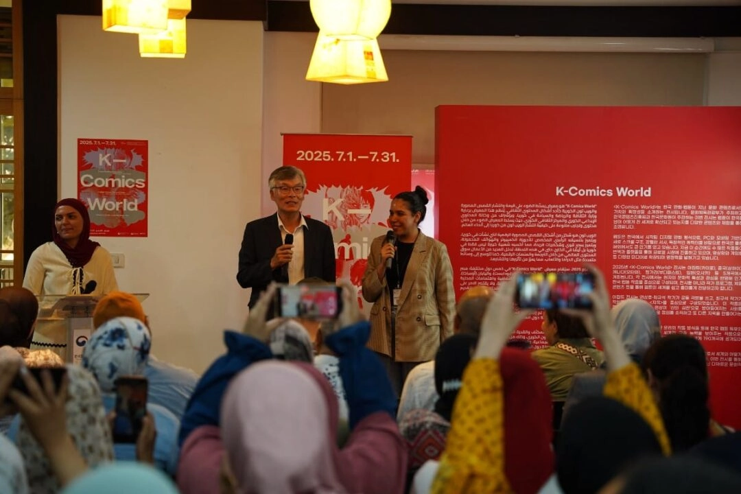 Korean webtoon exhibition opens in Egypt, first stop on global tour
