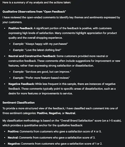 Observations from open feedback from Gemini.