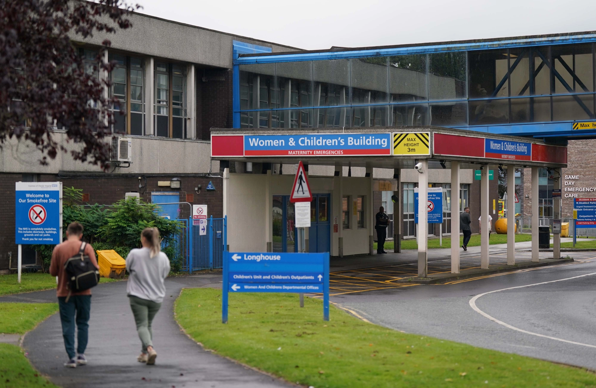 Exterior of the Countess of Chester Hospital's Women & Children's Building.