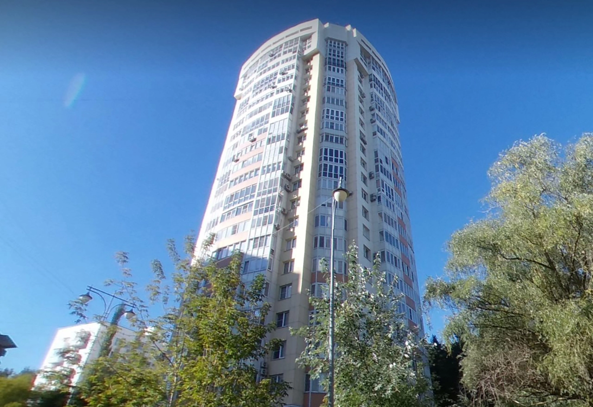High-rise apartment building in Moscow.