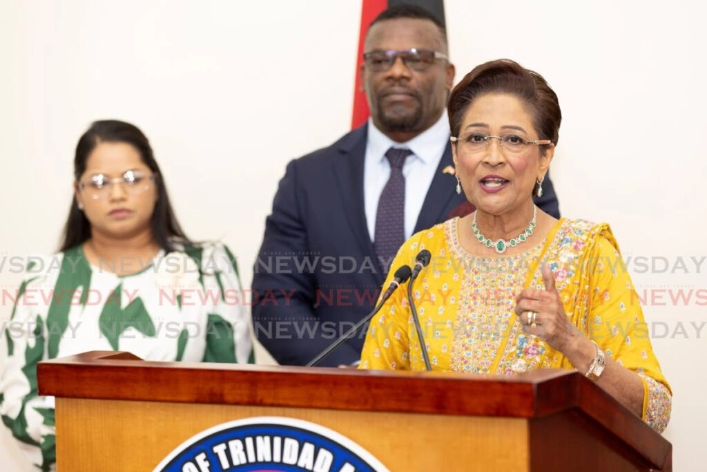 Prime Minister Kamla Persad-Bissessar. - Photo by Jeff K. Mayers