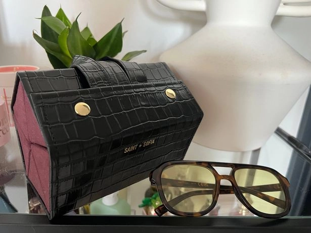 Saint and Sofia sunglasses travel case