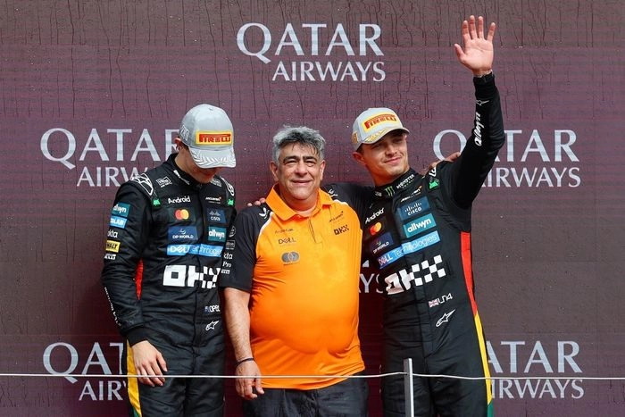 Lando Norris, McLaren, Oscar Piastri, McLaren
