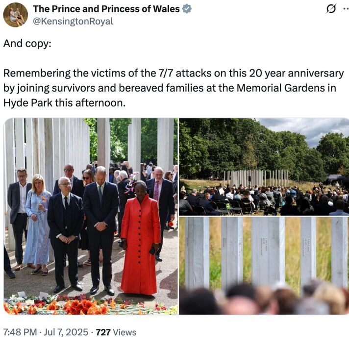 Kensington Palace deleted tweet