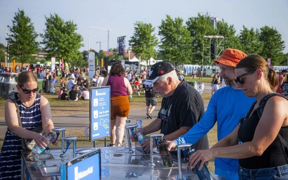 Bluesfest Heat Fans