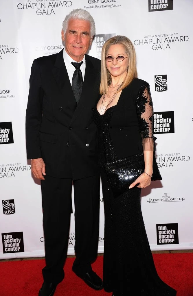 James Brolin (L) and Barbra Streisand attend the 40th Anniversary Chaplin Award Gala 
