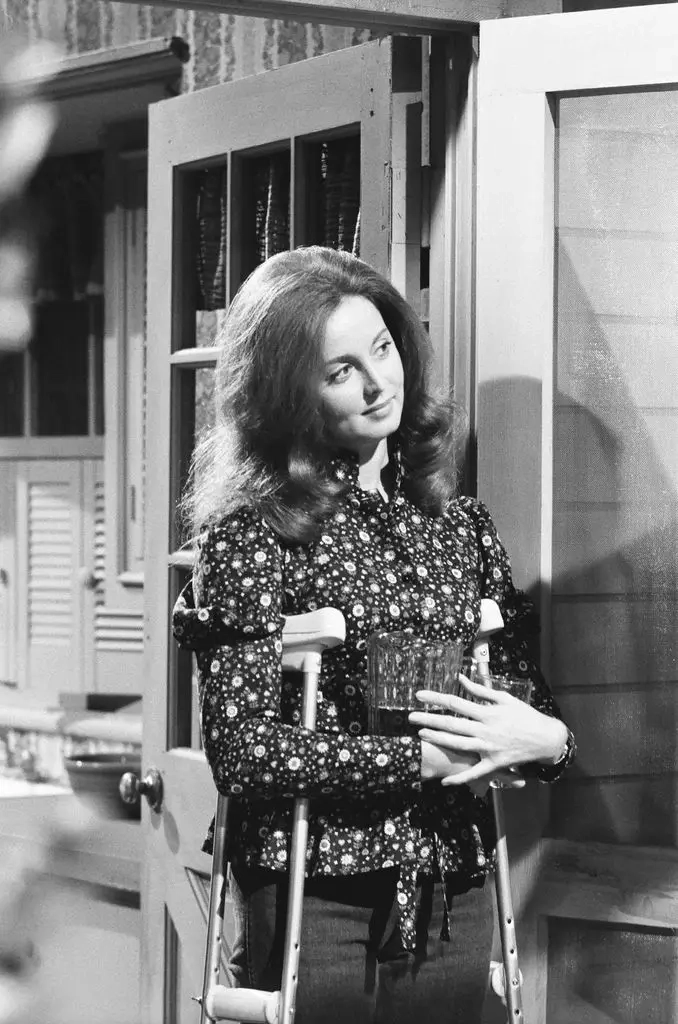 Suzanne Rogers as Maggie Simmons in the first episode of Days of our Lives -