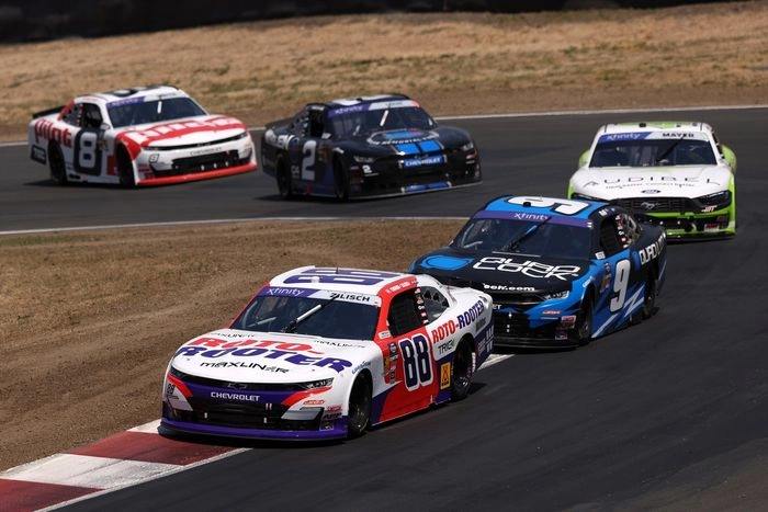 Connor Zilisch, JR Motorsports Chevrolet, Shane Van Gisbergen, Chevrolet