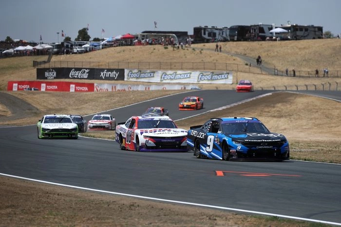 Shane Van Gisbergen, Chevrolet, Connor Zilisch, JR Motorsports Chevrolet