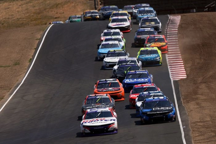 Connor Zilisch, JR Motorsports Chevrolet, Shane Van Gisbergen, Chevrolet