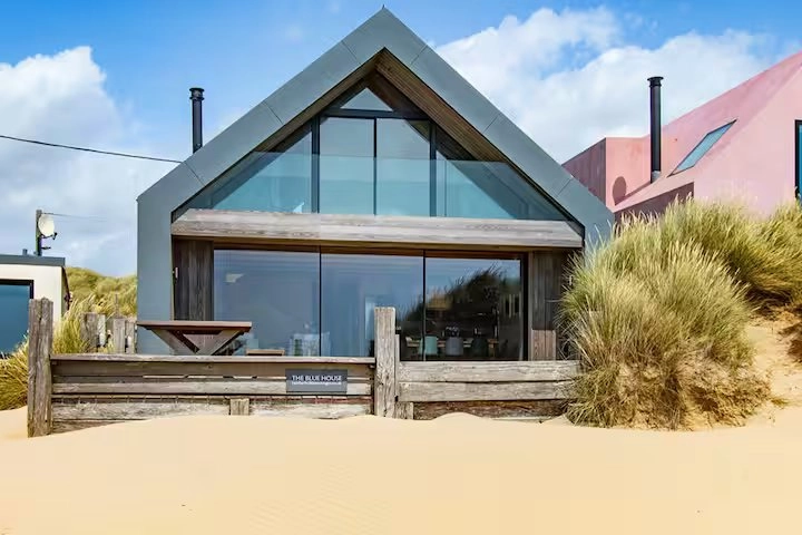 The Blue House beach house in Camber.