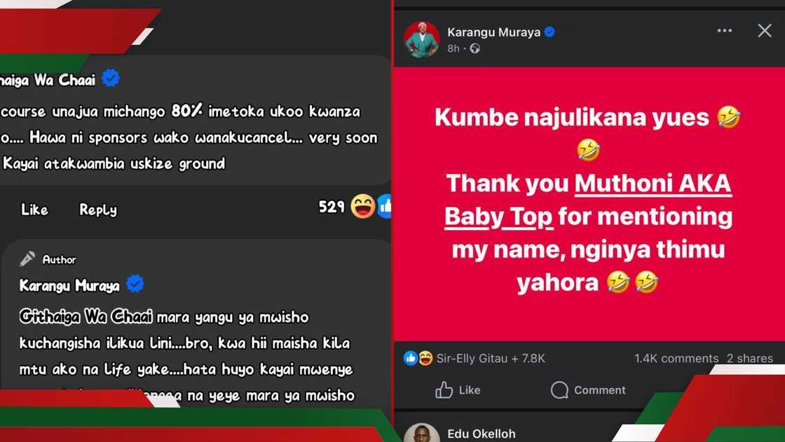 Karangu Muraya is a a popular gospel singer.