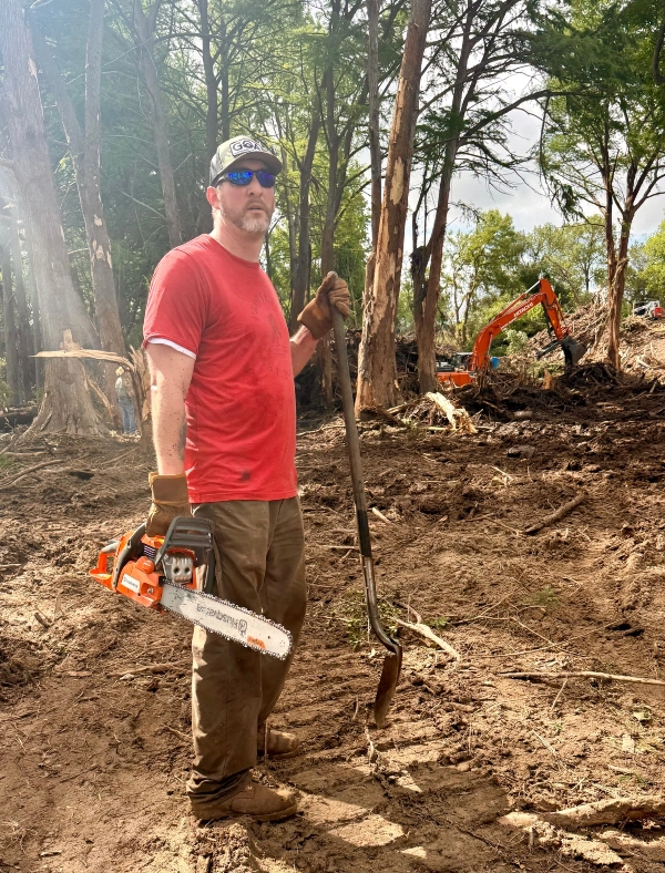 Rescue Volunteer Kyle Sinclair (Randy Clark/Breitbart Texas)