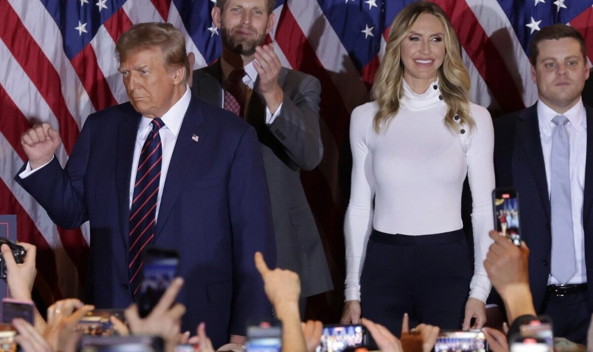 Donald and Lara Trump 