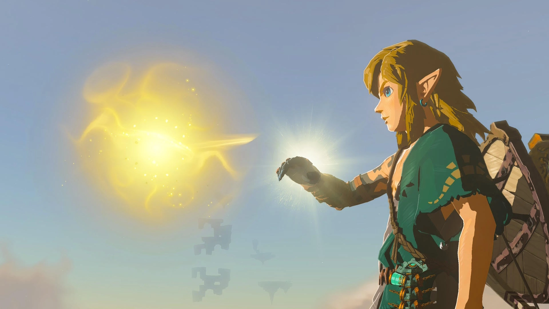Link in green garb from The Legend of Zelda: Tears of the Kingdom