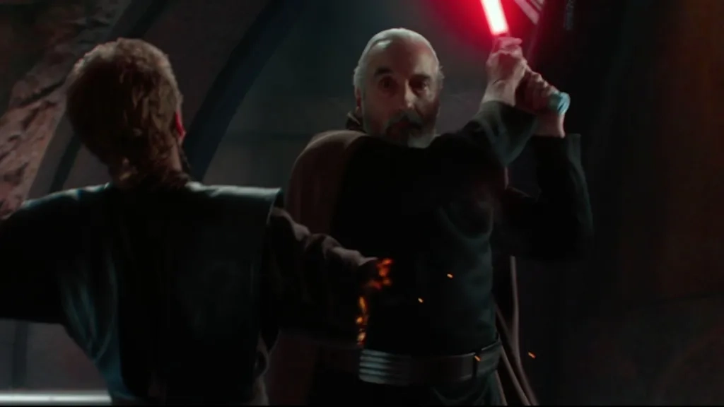 Star Wars Attack of the Clones Anakin and Dooku