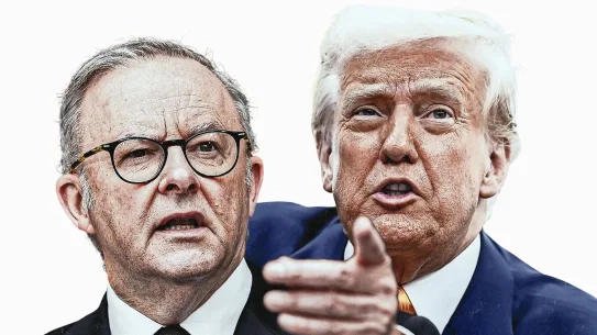 Anthony Albanese and Donald Trump.
